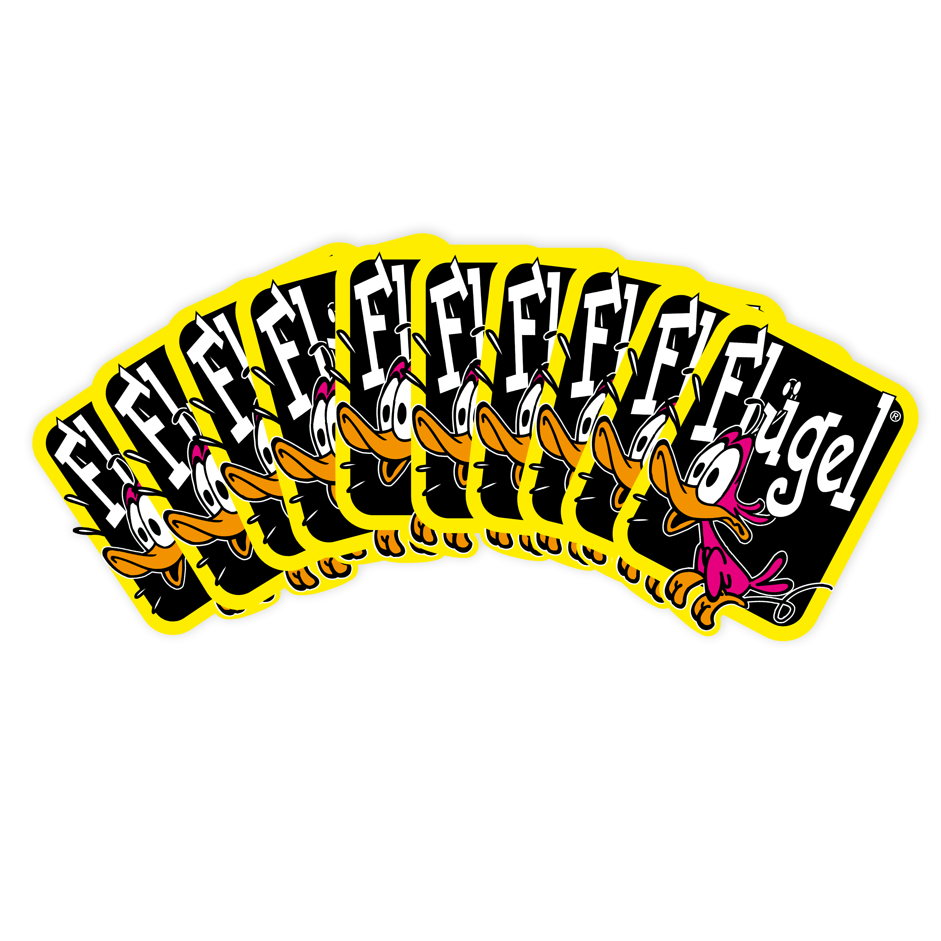 Flügel stickers